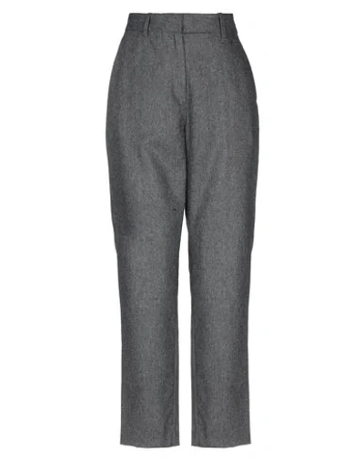 Shop Sandro Casual Pants In Grey