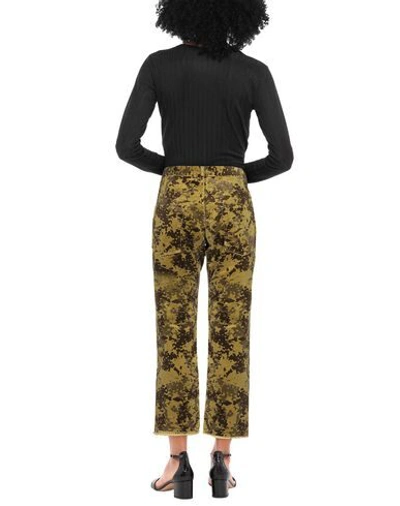 Shop Massimo Alba Woman Pants Military Green Size 27 Cotton