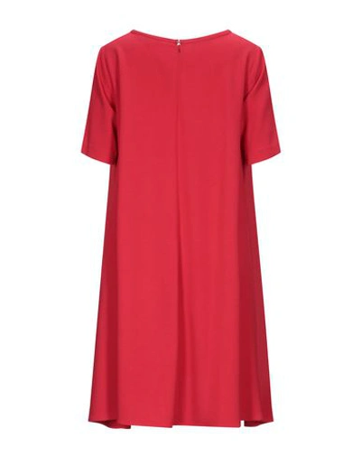 Shop Antonelli Woman Mini Dress Red Size 6 Acetate, Viscose
