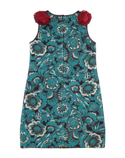 Shop Dolce & Gabbana Dress In Deep Jade