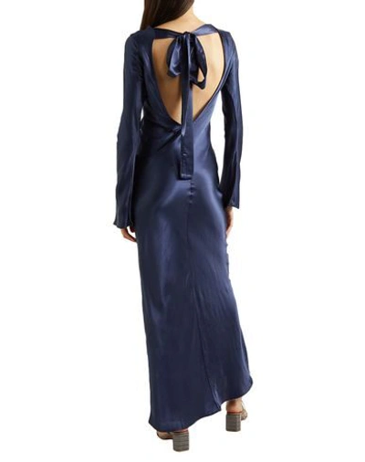 Shop The Line By K Long Dresses In Dark Blue