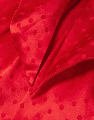 Shop Alexa Chung Alexachung Woman Midi Dress Red Size 12 Silk, Rayon