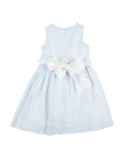 Shop Little Bear Dress In Sky Blue