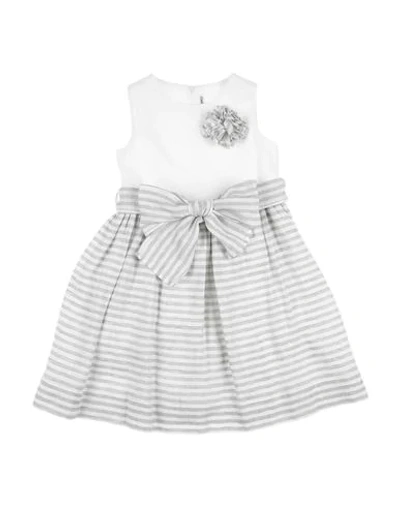 Shop Little Bear Dress In Light Grey