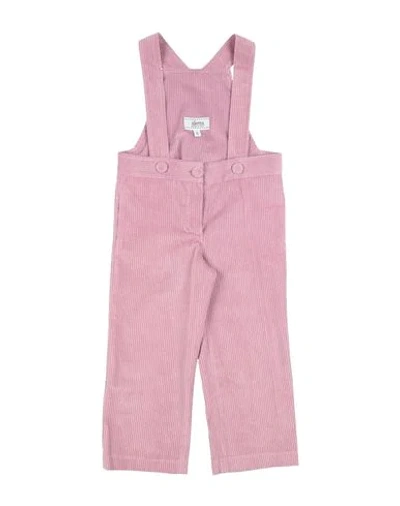 Shop Aletta Baby Overalls In Lilac