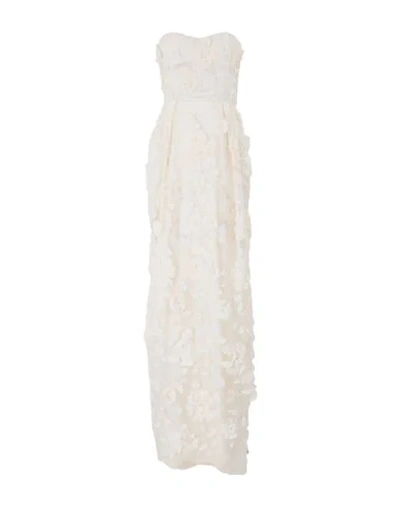 Shop Amen Couture Long Dresses In Ivory