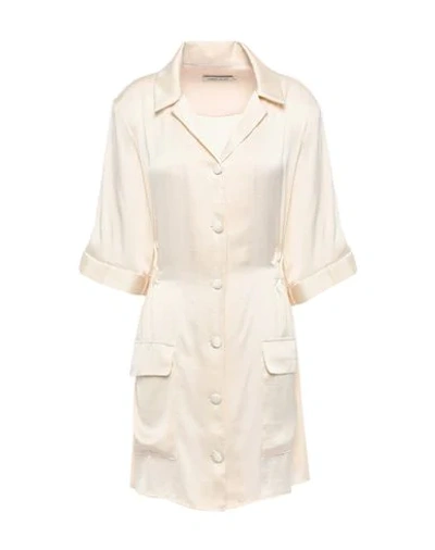 Shop Anna Quan Shirt Dress In Ivory