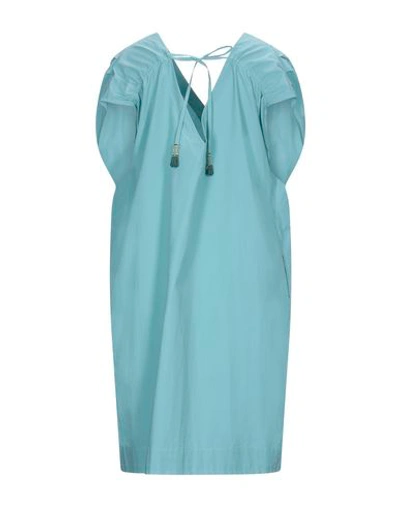 Shop Ottod'ame Midi Dresses In Turquoise