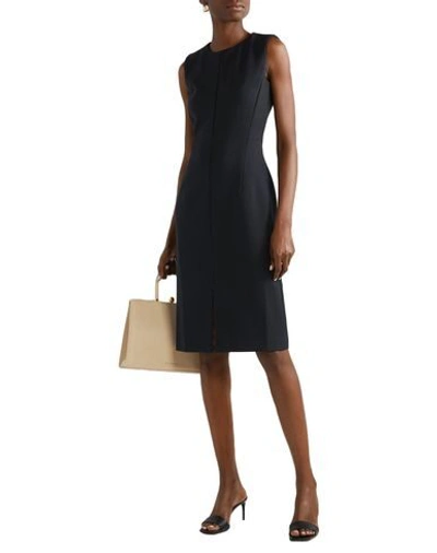 Shop Cefinn Woman Midi Dress Midnight Blue Size 10 Polyester, Viscose, Elastane