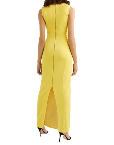 Shop Antonio Berardi Long Dresses In Yellow