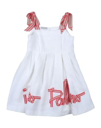 Shop I Pinco Pallino Dress In White