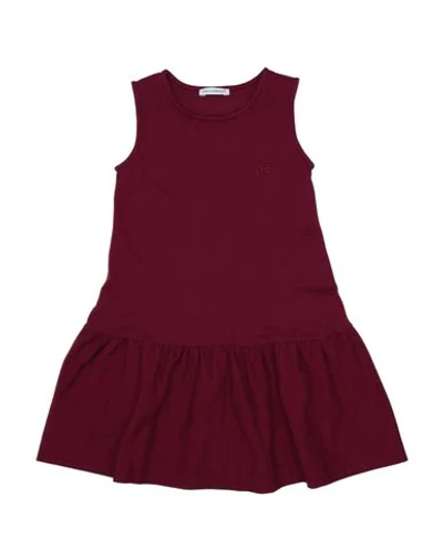 Shop Dolce & Gabbana Dresses In Garnet