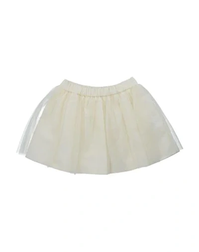 Shop Il Gufo Skirts In Ivory
