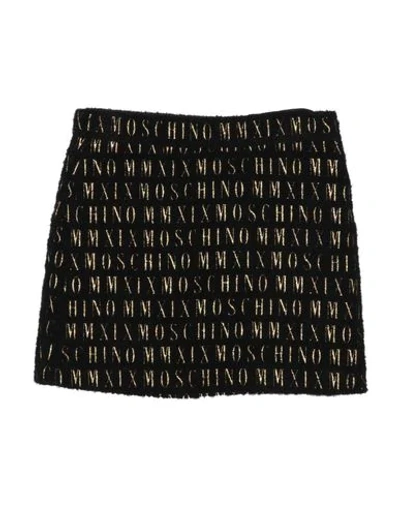 Shop Moschino Skirt In Black