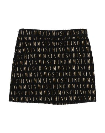 Shop Moschino Skirt In Black