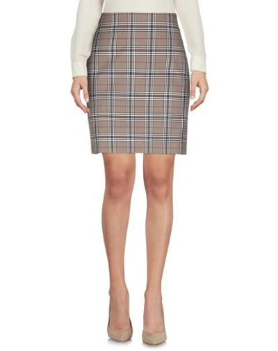 Shop Marc Cain Knee Length Skirts In Beige