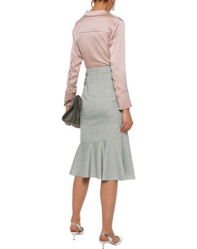 Shop Adeam Midi Skirts In Grey