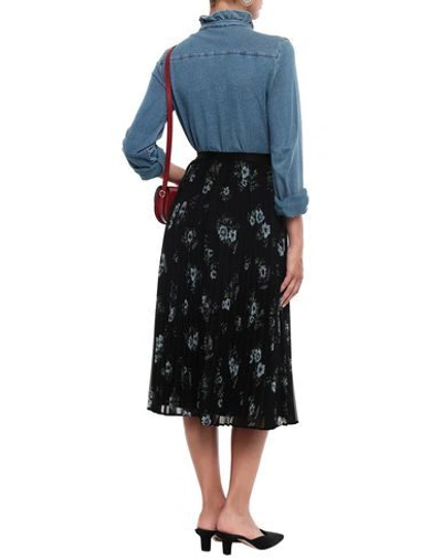 Shop Claudie Pierlot Midi Skirts In Black