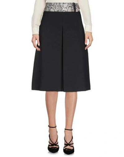 Shop Alviero Martini 1a Classe Knee Length Skirt In Black