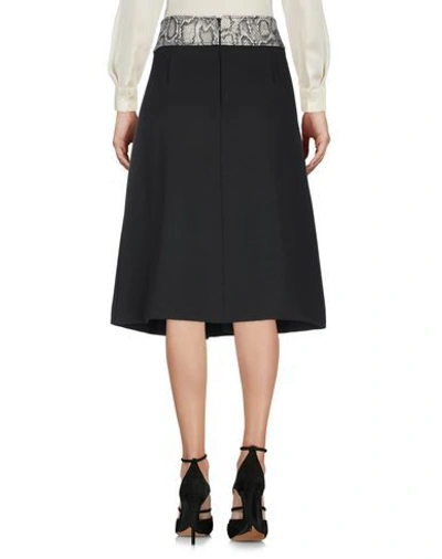 Shop Alviero Martini 1a Classe Knee Length Skirt In Black