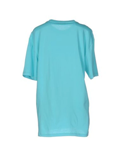 Shop Moschino Cheap And Chic T-shirt In Sky Blue