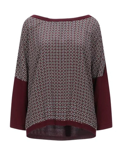 Shop Weekend Max Mara Blouse In Garnet