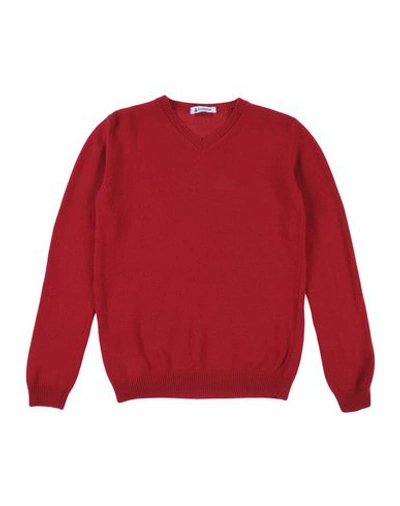 Shop Dondup Sweaters In Brick Red