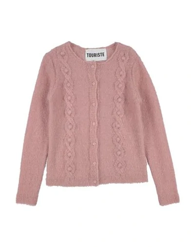 Shop Touriste Cardigans In Light Pink