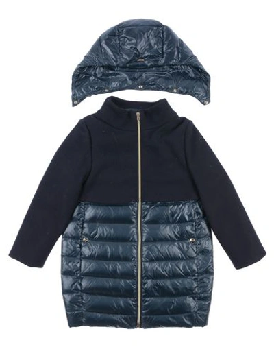 Shop Herno Down Jacket In Dark Blue