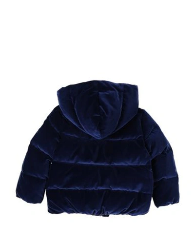 Shop Il Gufo Down Jacket In Dark Blue