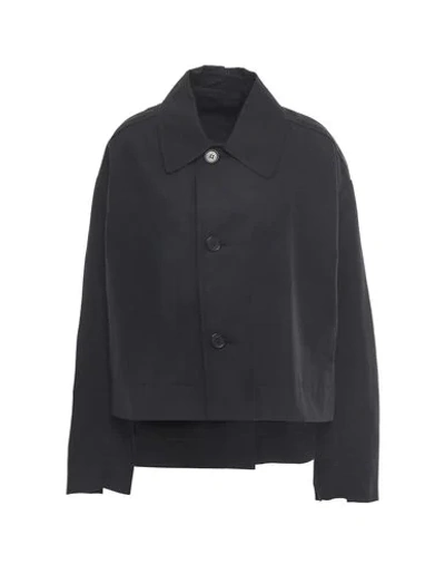 Shop Marni Overcoats In Black