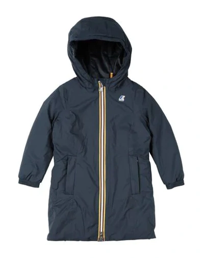 Shop K-way Jacket In Dark Blue