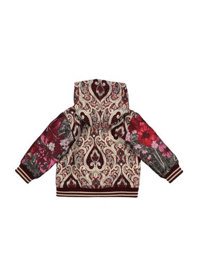 Shop Dolce & Gabbana Bomber In Maroon