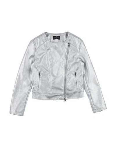 Shop Monnalisa Jacket In Silver