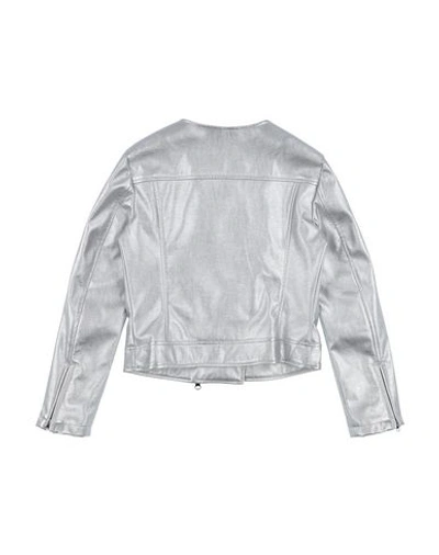 Shop Monnalisa Jacket In Silver