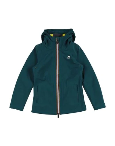 Shop K-way Jacket In Deep Jade