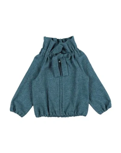 Shop Il Gufo Jacket In Deep Jade