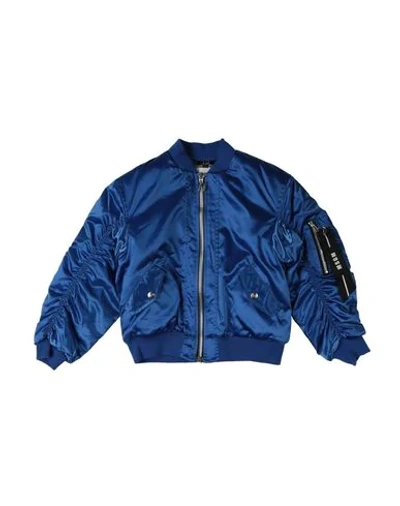 Shop Msgm Jackets In Bright Blue
