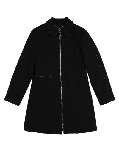 Shop Elisabetta Franchi Coat In Black
