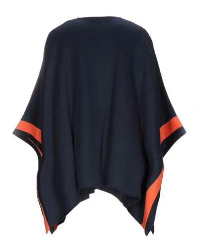 Shop Loro Piana Cape In Dark Blue