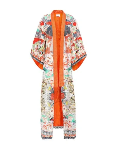 Shop Camilla Full-length Jacket In Orange