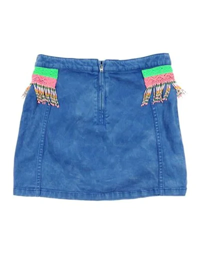 Shop Billieblush Denim Skirt In Blue