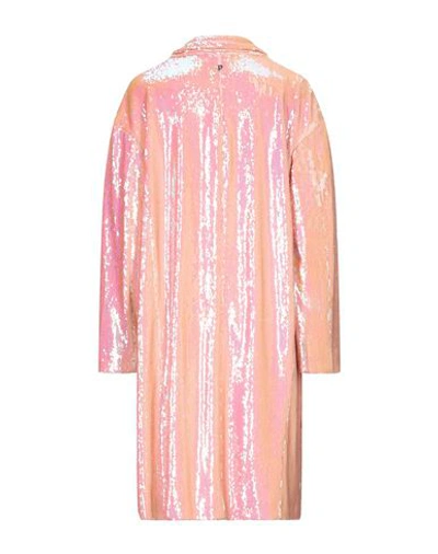 Shop Dondup Overcoats In Pink