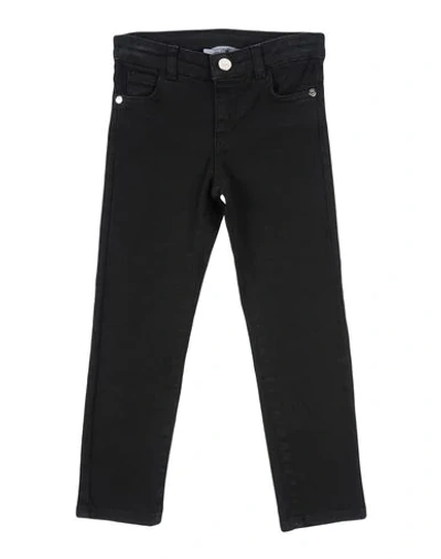Twinset Toddler Girl Jeans Black Size 6 Cotton, Elastane In Black