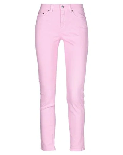 Shop Acne Studios Blå Konst Woman Jeans Pink Size 26w-32l Cotton, Elastomultiester, Elastane