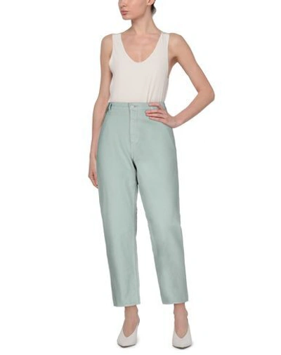 Shop Mauro Grifoni Jeans In Light Green