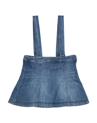 Shop Dondup Denim Skirt In Blue