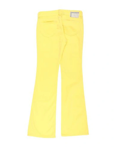 Shop Diesel Denim Pants In Yellow