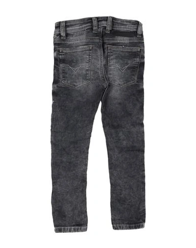 Shop Diesel Denim Pants In Grey