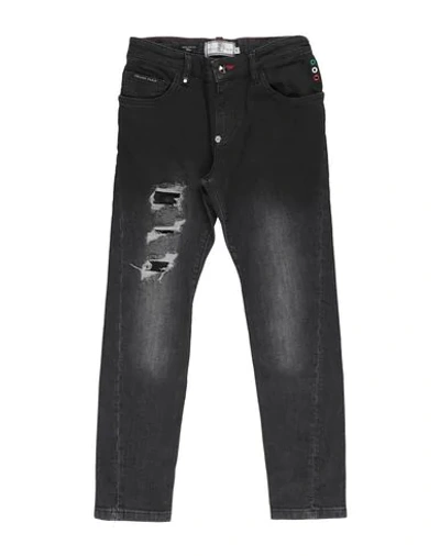 Philipp Plein Denim Pants In Black